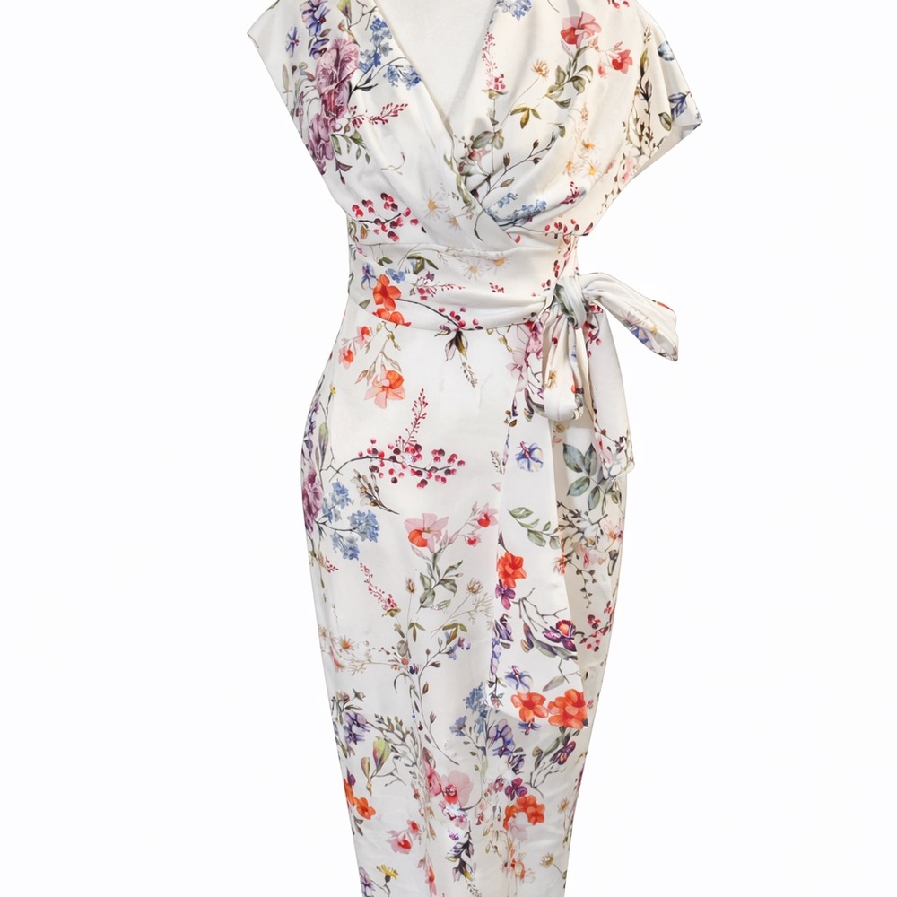 ASOS Multicolor Floral Midi Dress